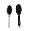 ABS + PC Handle Plastic Detangling Salon Hair Brush with Staggered Pin Pattern