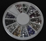 Marquise-High Quality Colors Nail Art Rhinestones Glitters Gems Nail Art Decoration Wheel